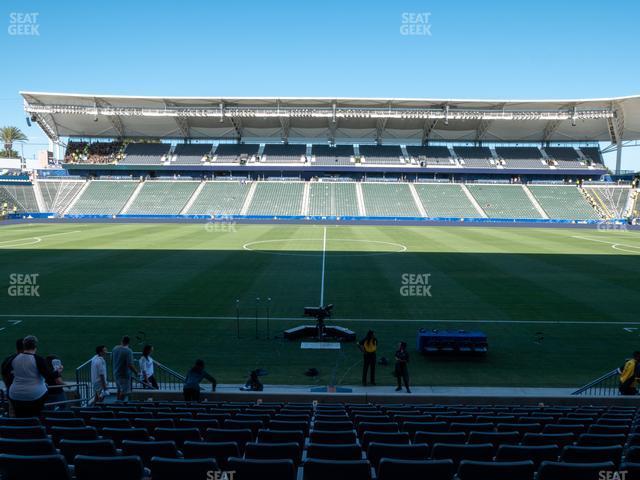 Seating view for Dignity Health Sports Park Section 111