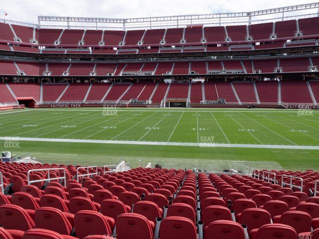 Seating view for Levi's Stadium Section 137 Vip