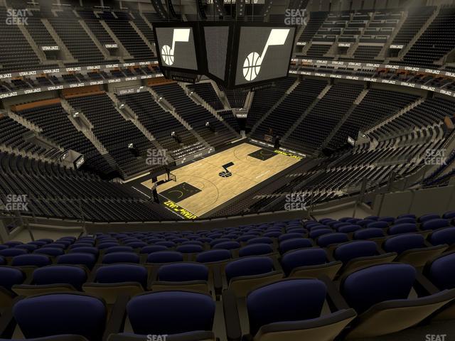 Seating view for Delta Center Section 137