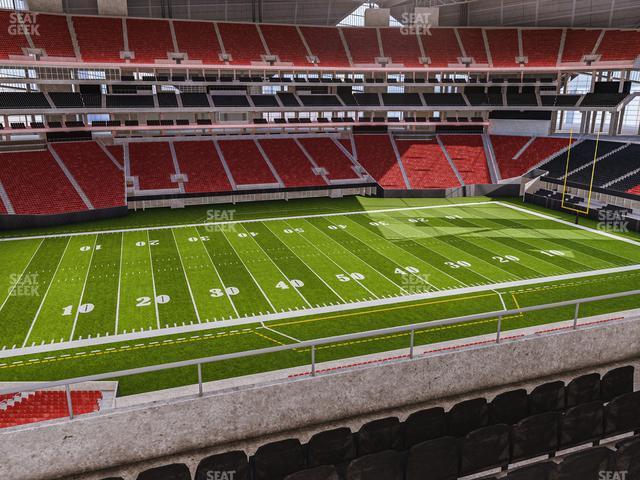 Seating view for Mercedes-Benz Stadium Section 214