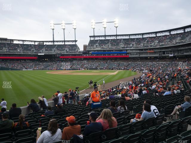 Seating view for Comerica Park Section 143