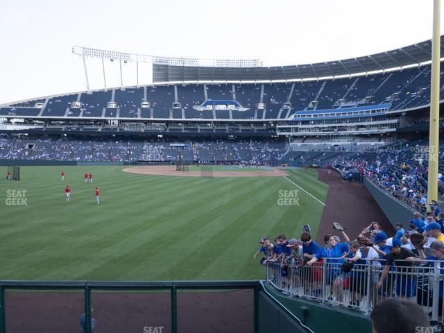 Seating view for Kauffman Stadium Section 106