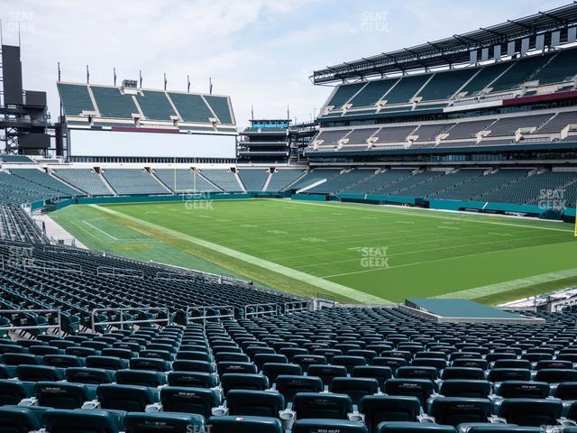 Seating view for Lincoln Financial Field Section 106