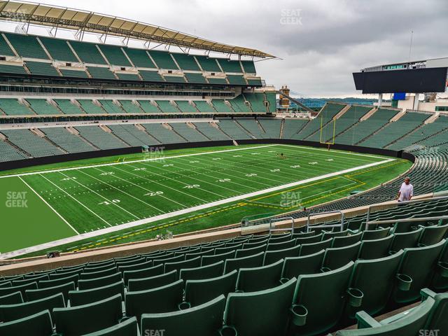 Seating view for Paycor Stadium Section 216