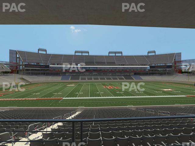 Seating view for TDECU Stadium Section 130