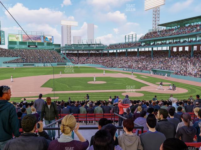 Seating view for Fenway Park Section Loge Box 146