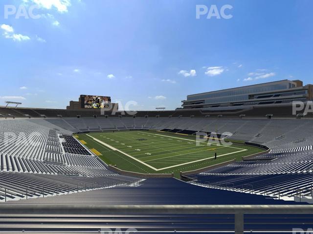 Seating view for Notre Dame Stadium Section 104