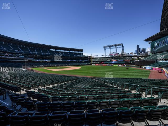 Seating view for T-Mobile Park Section 114