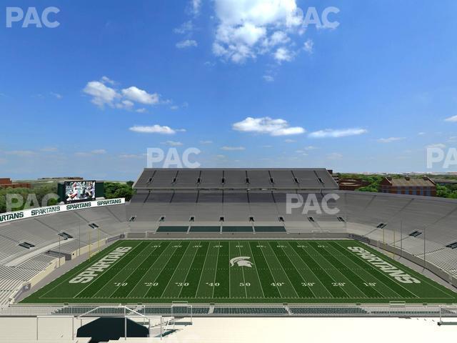 Seating view for Spartan Stadium (Michigan) Section 124