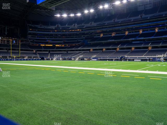 Seating view for AT&T Stadium Section Event Level Suite 15