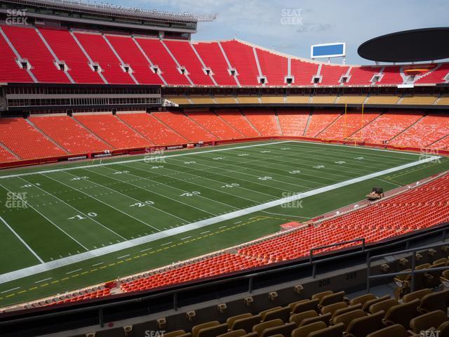 Seating view for GEHA Field at Arrowhead Stadium Section 206