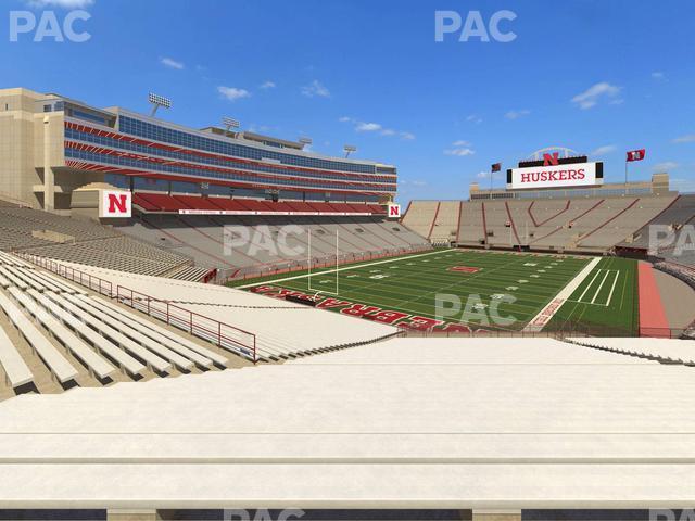 Seating view for Memorial Stadium Nebraska Section 14