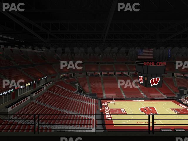 Seating view for Kohl Center Section 310