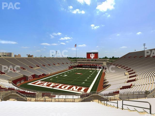 Seating view for Memorial Stadium - Indiana Section 14