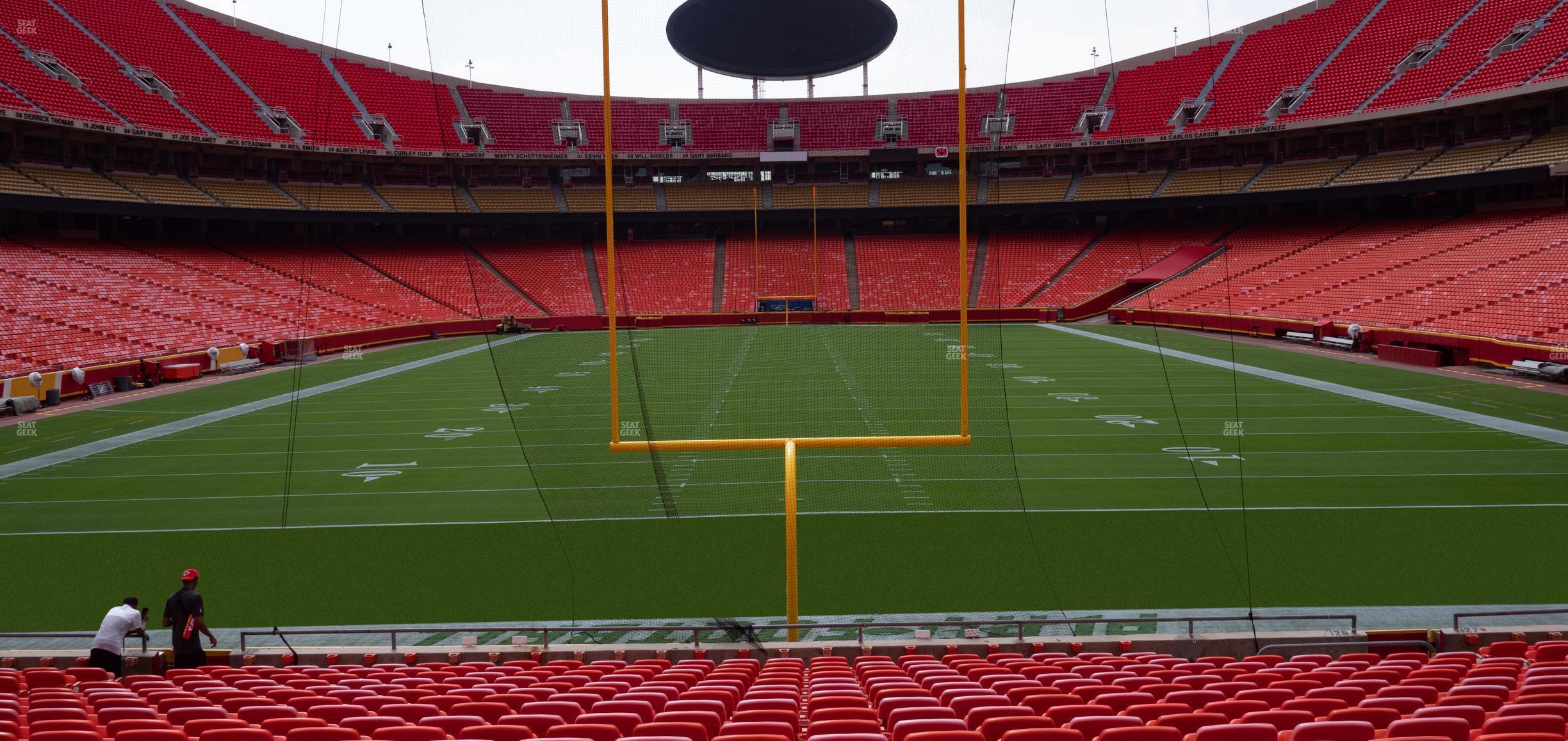 Seating view for GEHA Field at Arrowhead Stadium Section 128