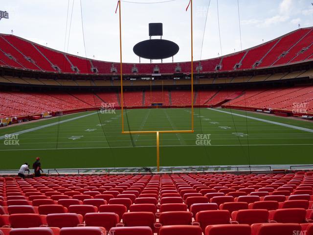 Seating view for GEHA Field at Arrowhead Stadium Section 128