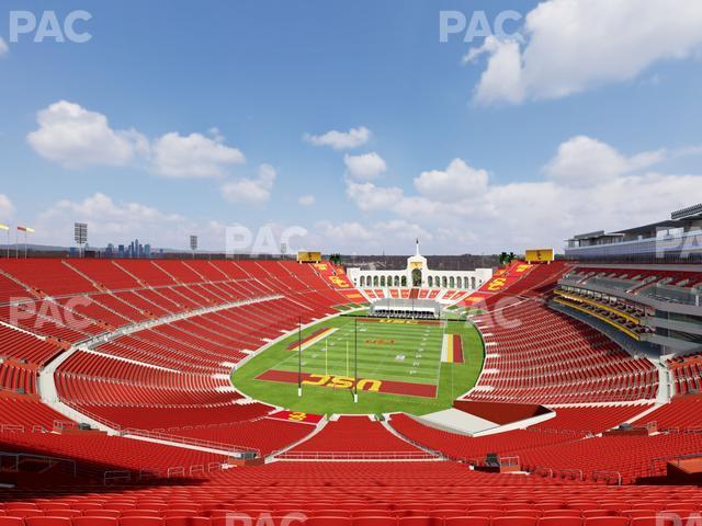 Seating view for Los Angeles Memorial Coliseum Section 313