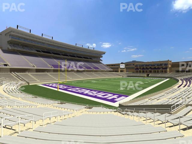 Seating view for Amon G. Carter Stadium Section 111