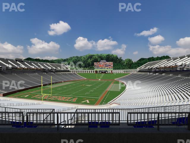 Seating view for Scott Stadium Section Loge 313