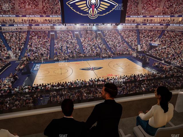 Seating view for Smoothie King Center Section Suite 202