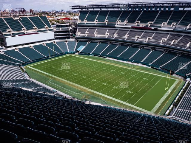 Seating view for Lincoln Financial Field Section 206