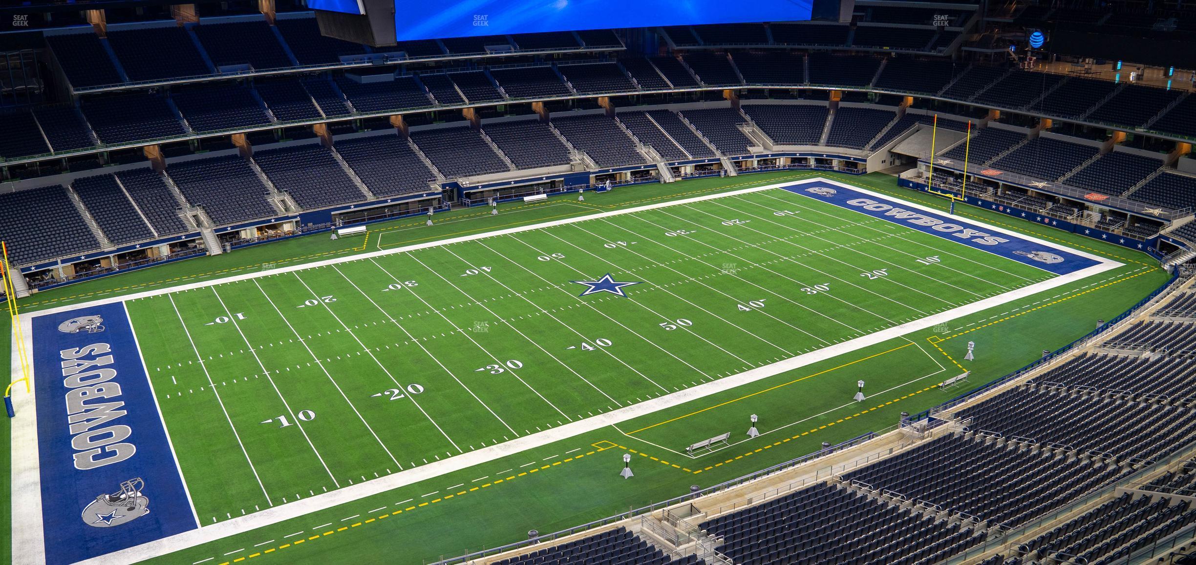 Seating view for AT&T Stadium Section Star Suite 643