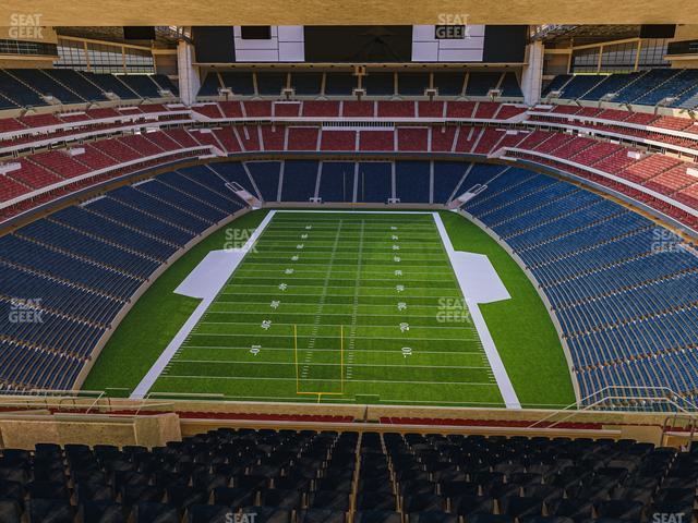 Seating view for NRG Stadium Section 721