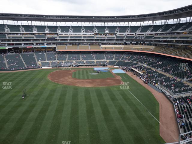 Seating view for Target Field Section 330