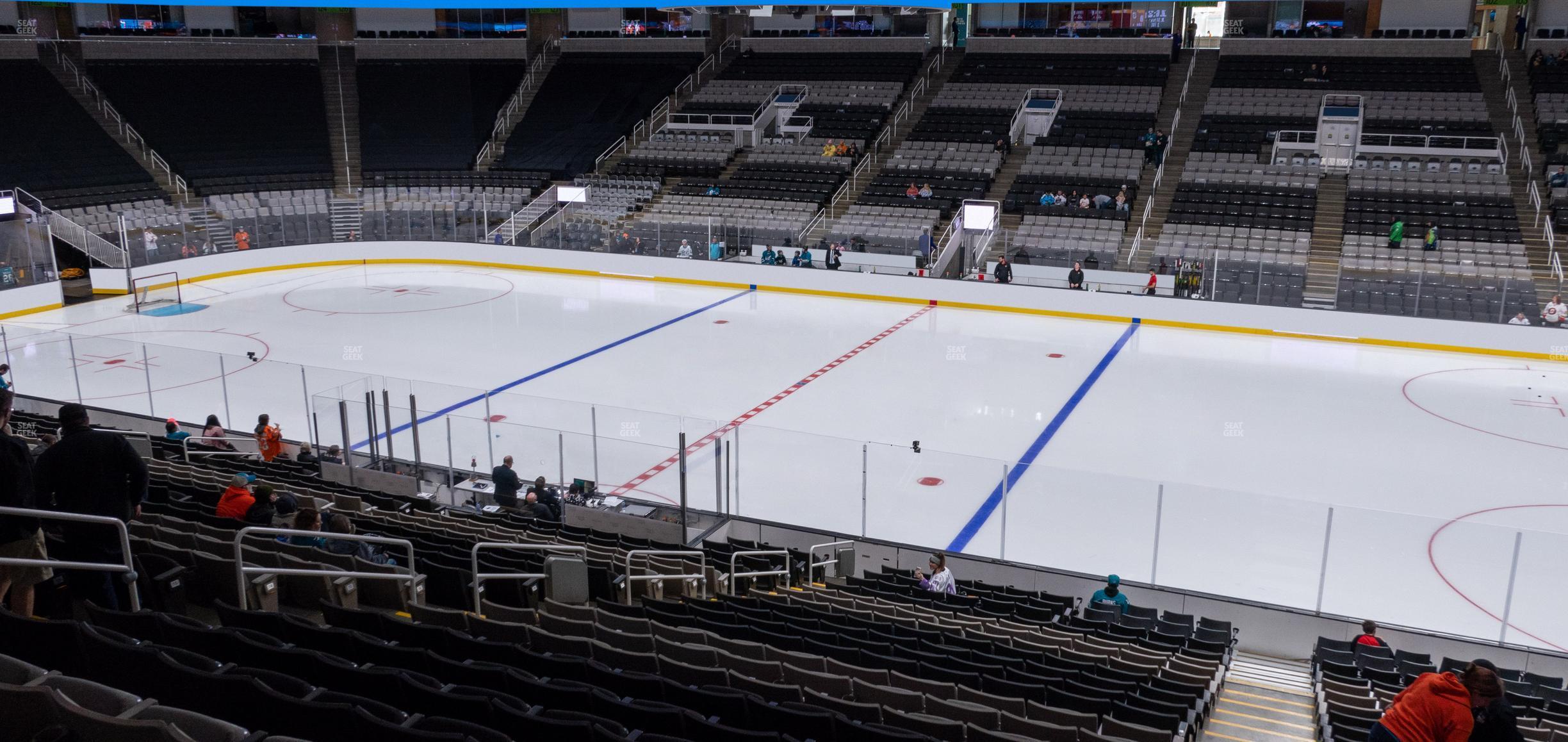 Seating view for SAP Center at San Jose Section 114