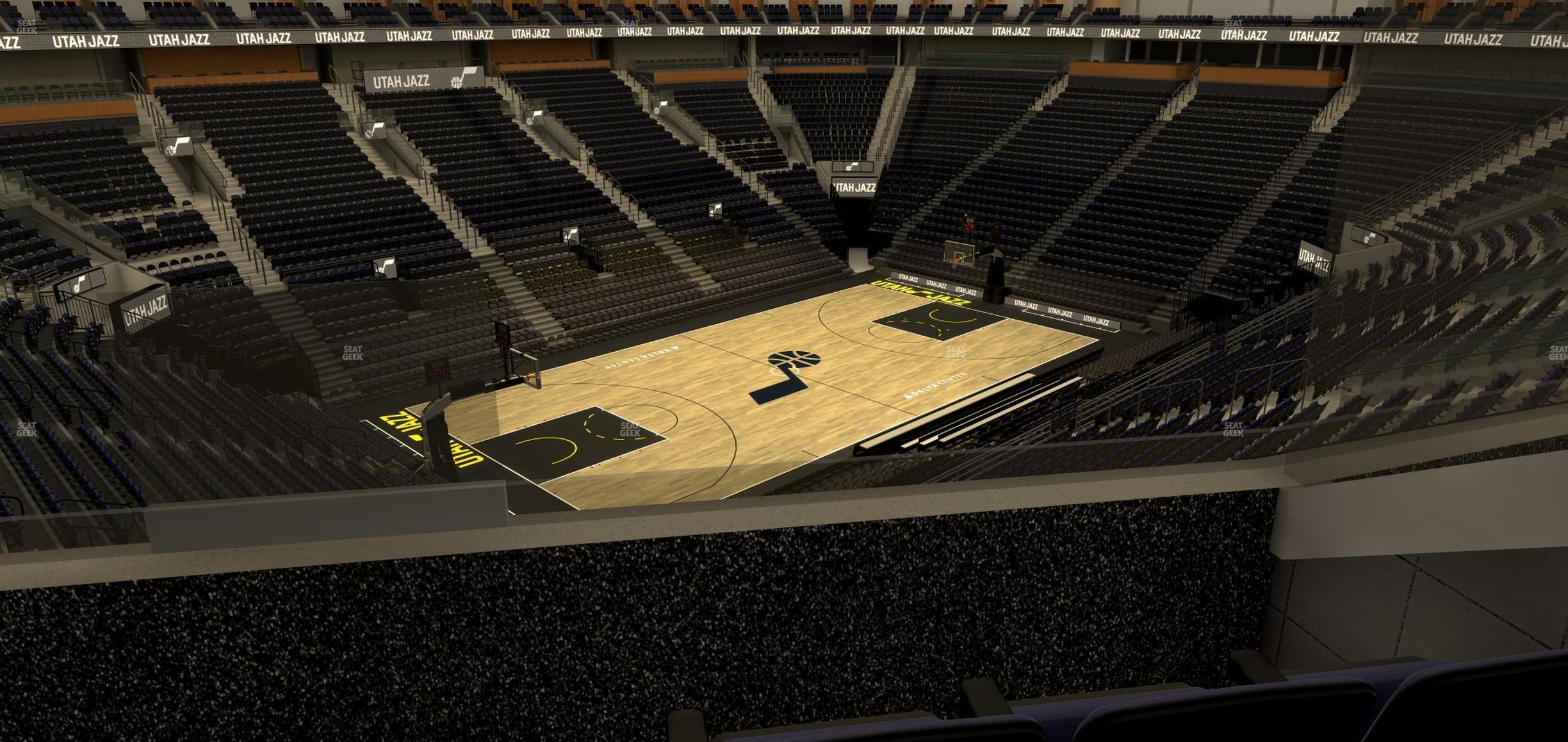 Seating view for Delta Center Section Suite 32