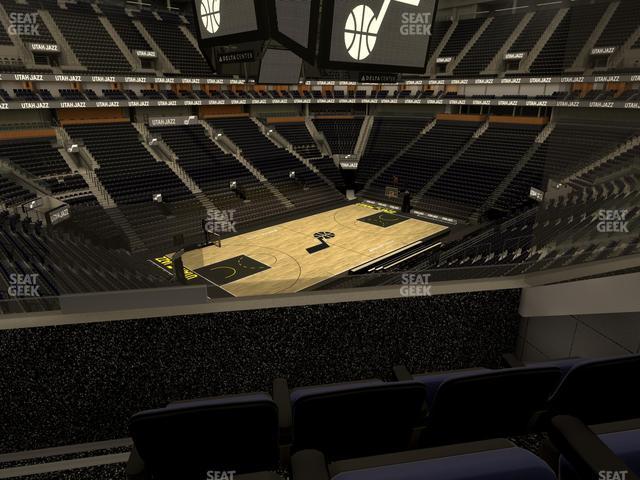 Seating view for Delta Center Section Suite 32