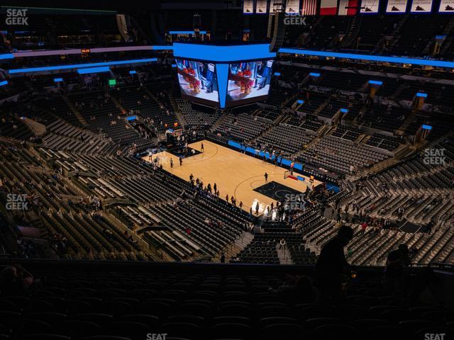 Seating view for Frost Bank Center Section 220