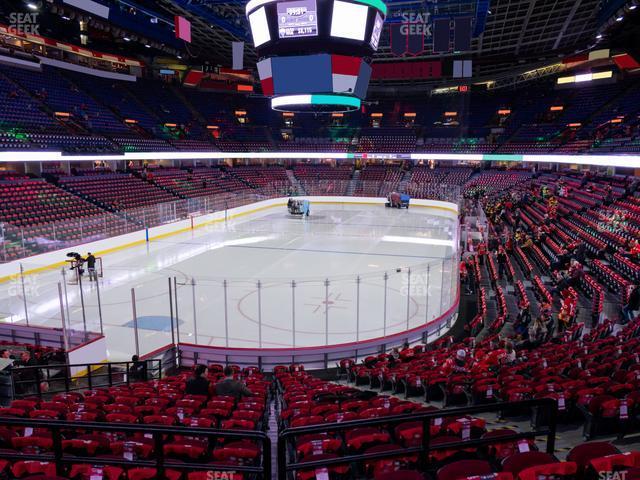 Seating view for Scotiabank Saddledome Section 105