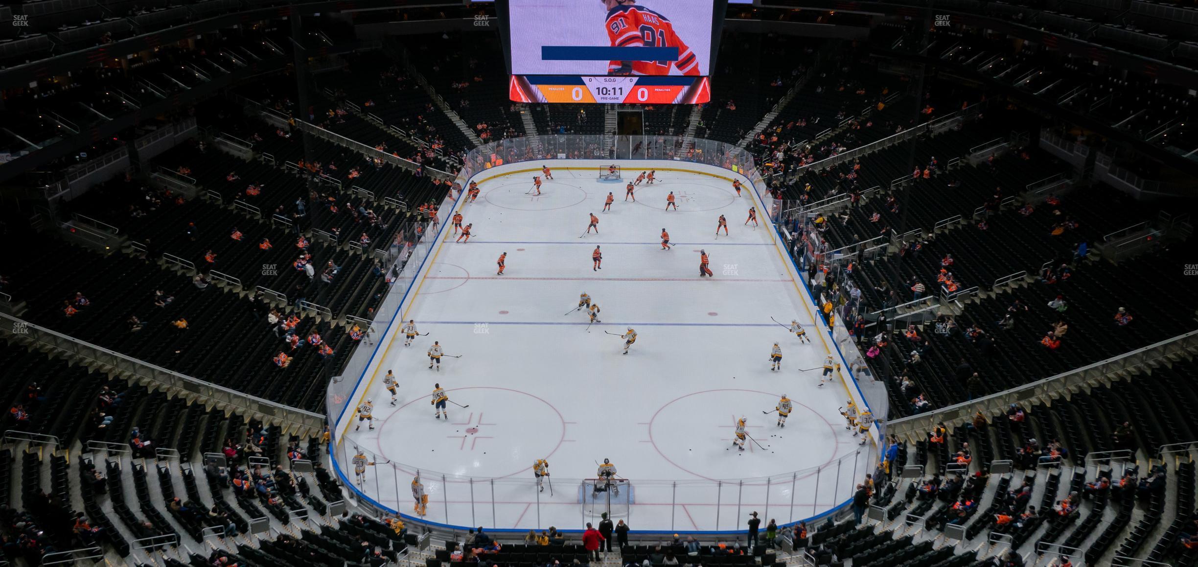 Seating view for Rogers Place Section 211