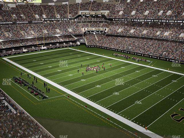 Seating view for Caesars Superdome Section 536 Wc