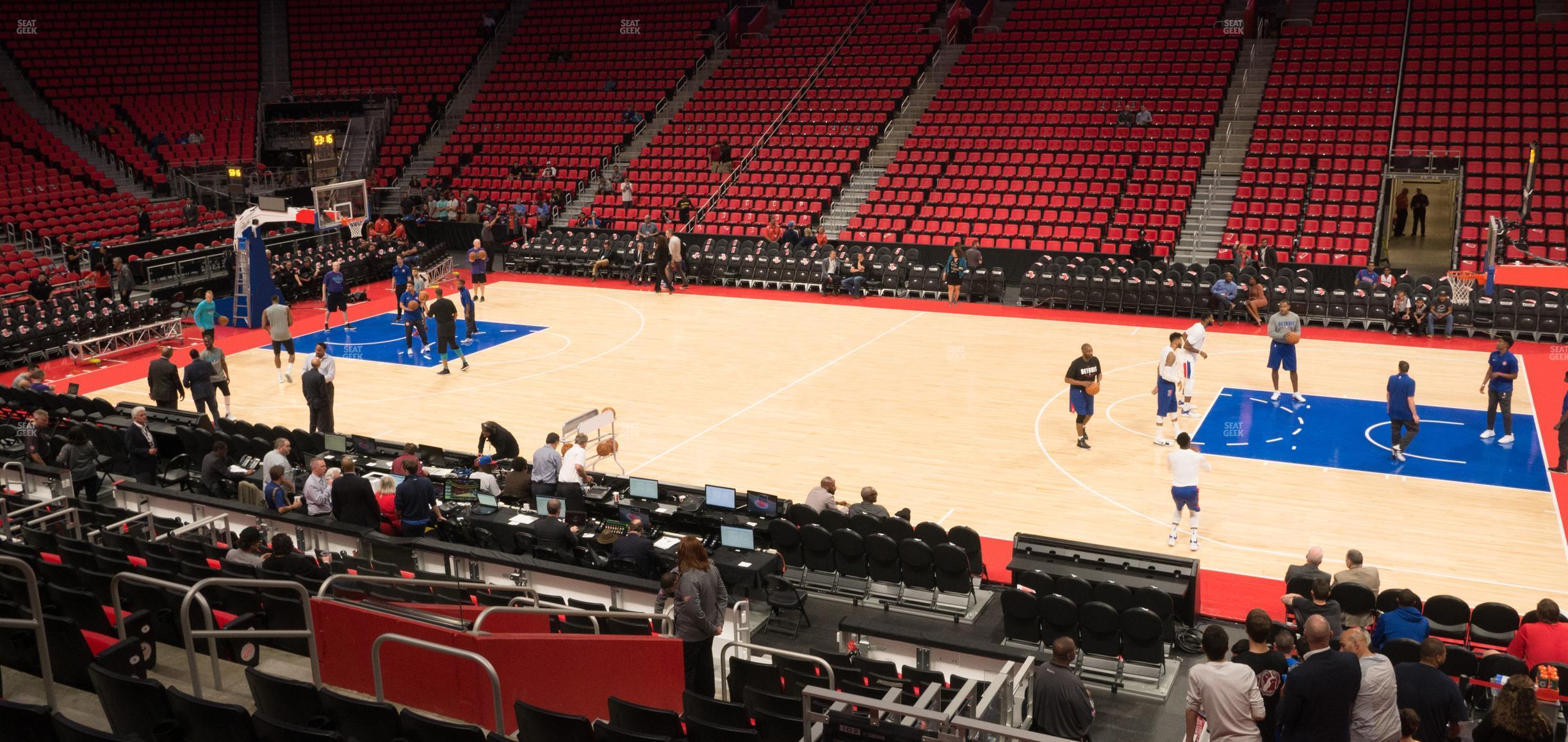 Seating view for Little Caesars Arena Section 120