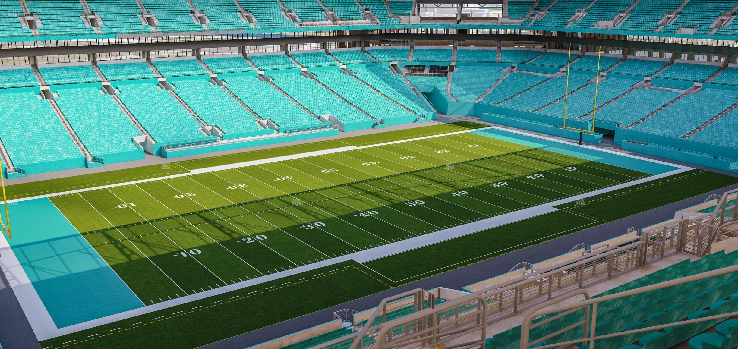 Seating view for Hard Rock Stadium Section 351