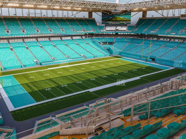 Seating view for Hard Rock Stadium Section 351