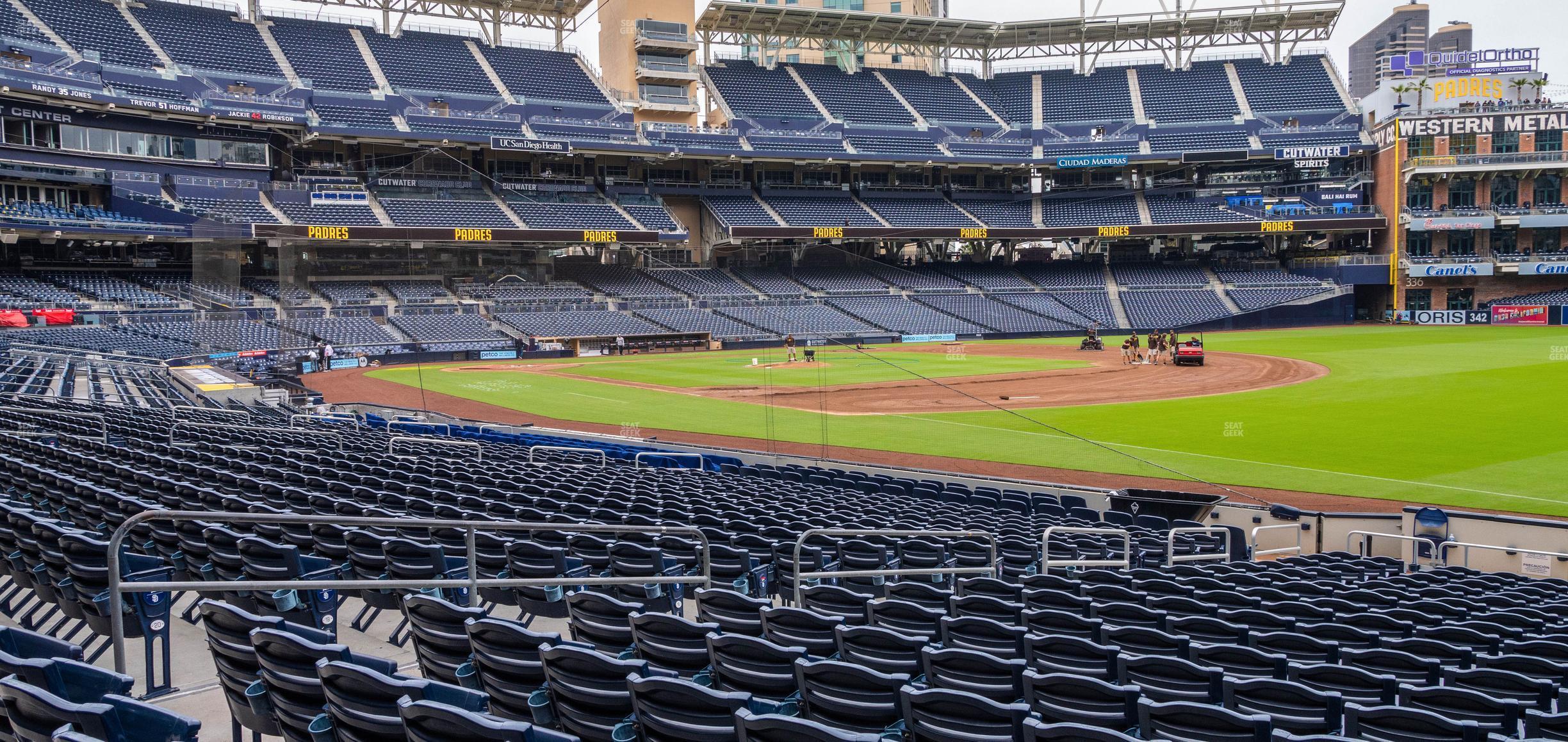 Seating view for Petco Park Section 117