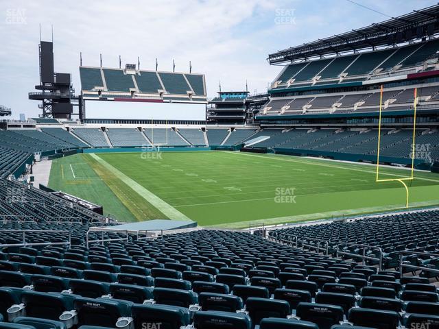 Seating view for Lincoln Financial Field Section 107