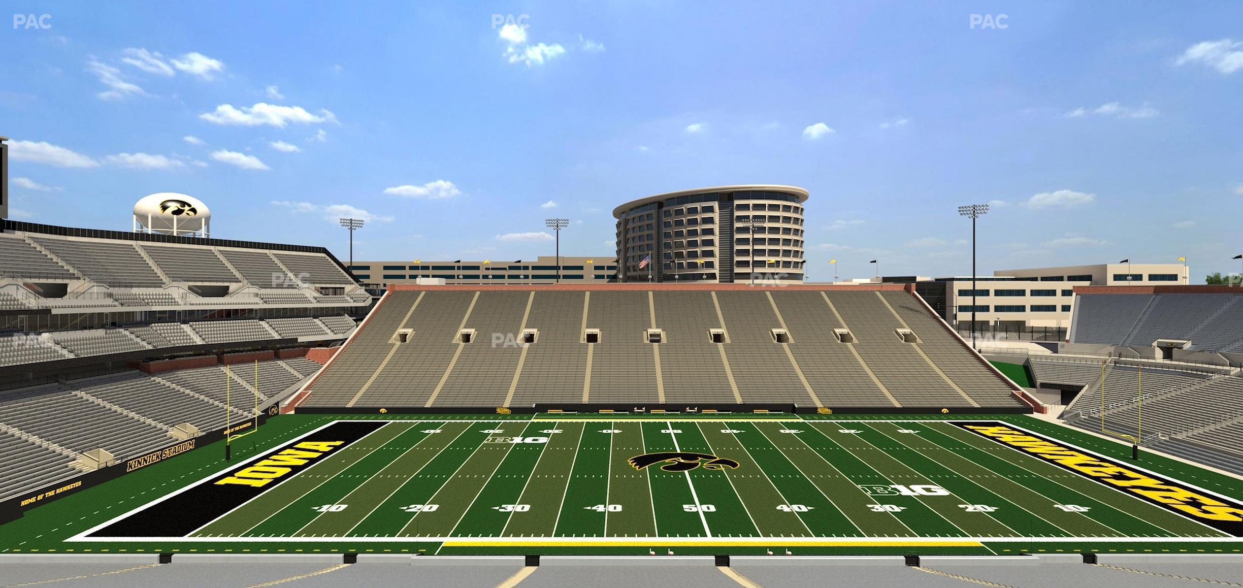 Seating view for Kinnick Stadium Section 127