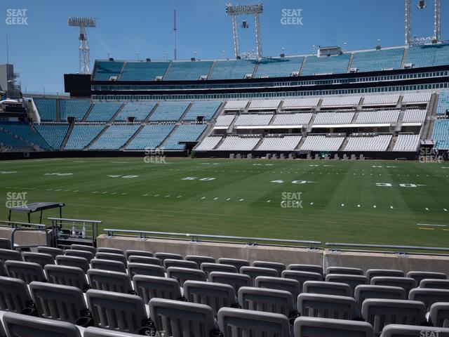 Seating view for EverBank Stadium Section Gallagher Club 35