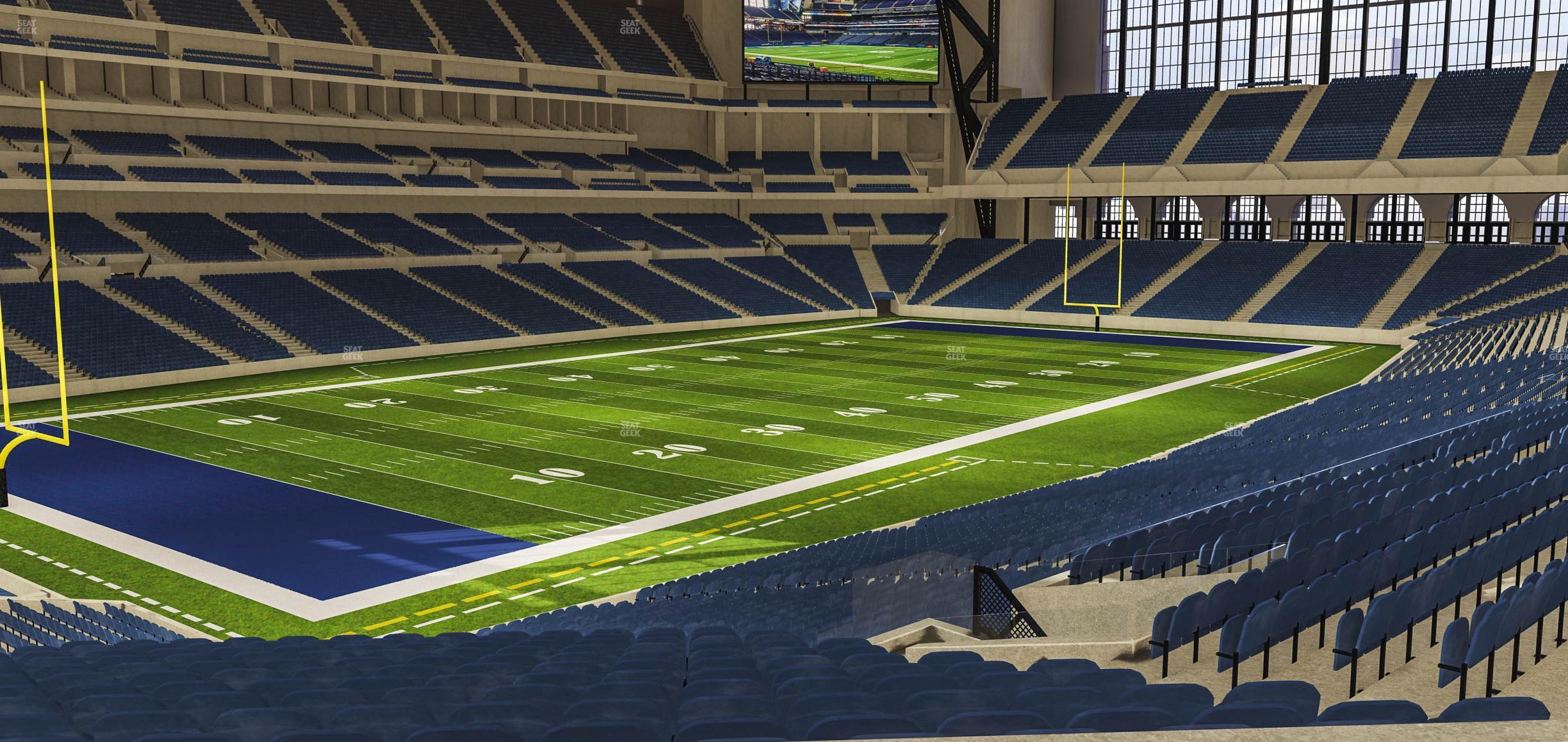 Seating view for Lucas Oil Stadium Section 220