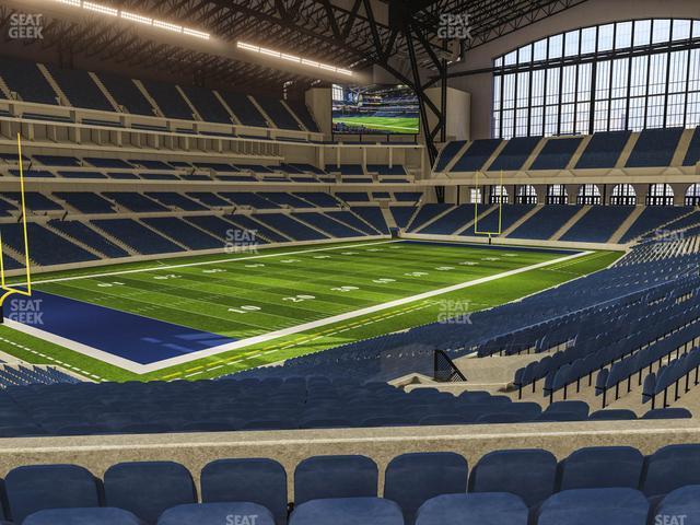 Seating view for Lucas Oil Stadium Section 220