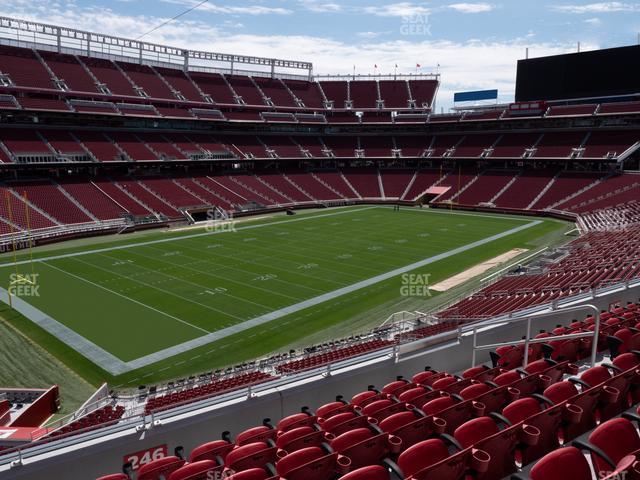 Seating view for Levi's Stadium Section P 246