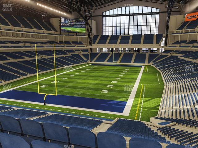 Seating view for Lucas Oil Stadium Section 324