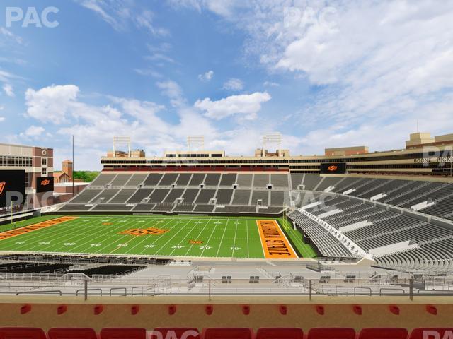 Seating view for Boone Pickens Stadium Section Club 554