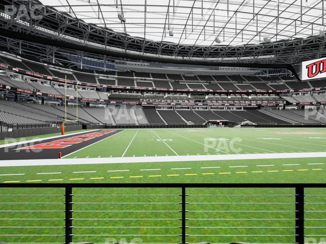 Seating view for Allegiant Stadium Section 116