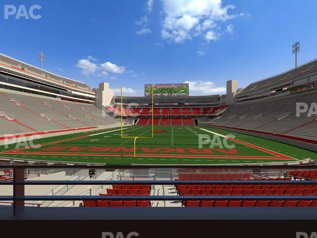 Seating view for Razorback Stadium Section Suite 2