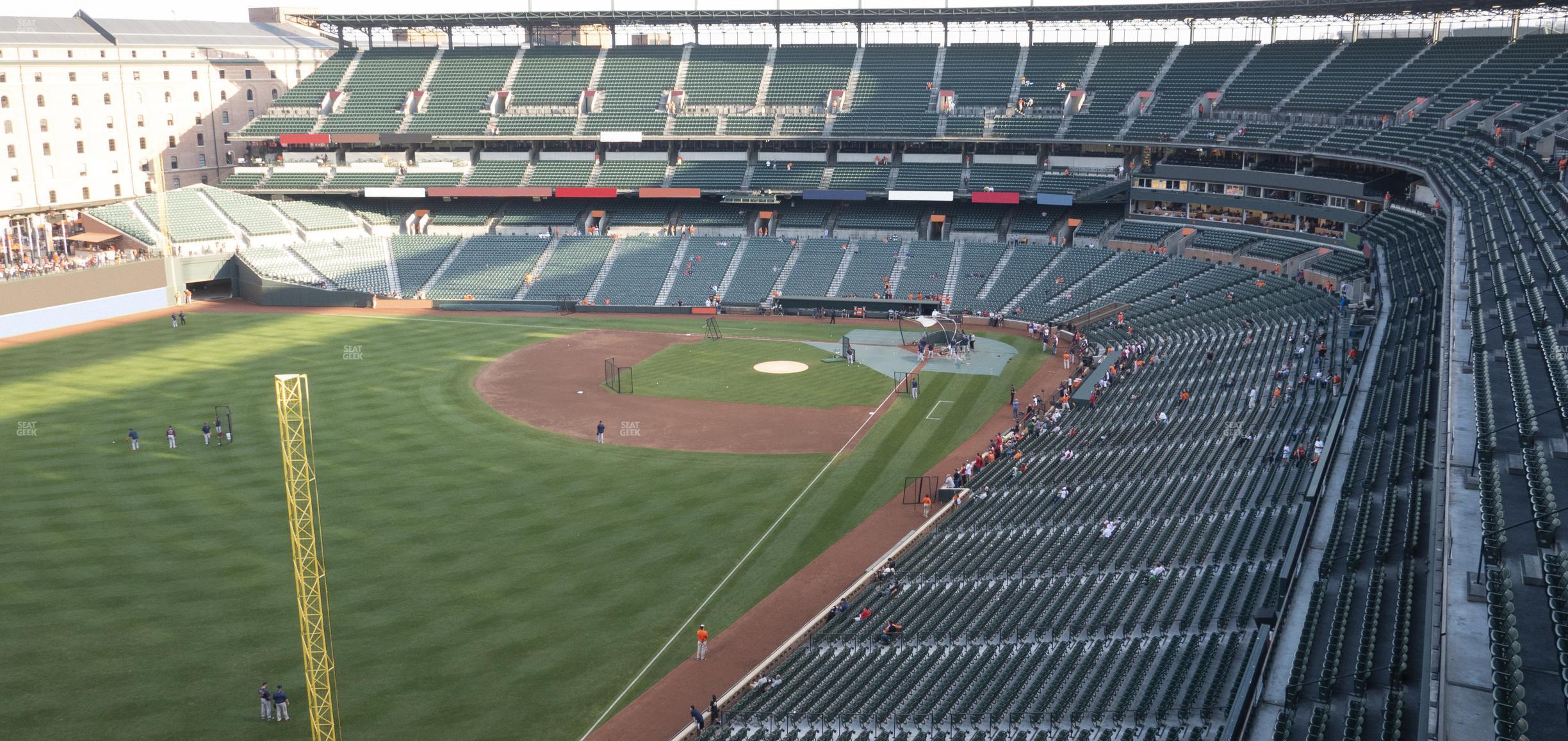 Seating view for Oriole Park at Camden Yards Section 374